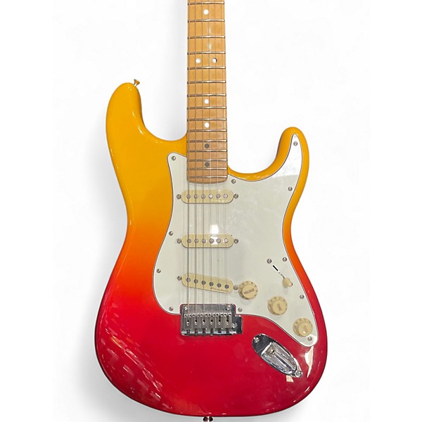 Used Fender Player Plus Stratocaster Sunrise Tea Burst Solid Body Electric Guitar