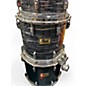 Used Pearl 5 Piece prestige  black marble Drum Kit