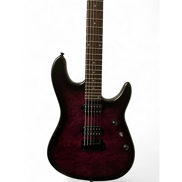 Used Sterling by Music Man SIGNATURE RICHARDSON COSMIC PURPLE BURST SATIN Solid Body Electric Guitar