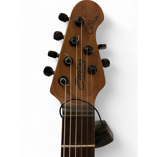 Used Sterling by Music Man SIGNATURE RICHARDSON COSMIC PURPLE BURST SATIN Solid Body Electric Guitar