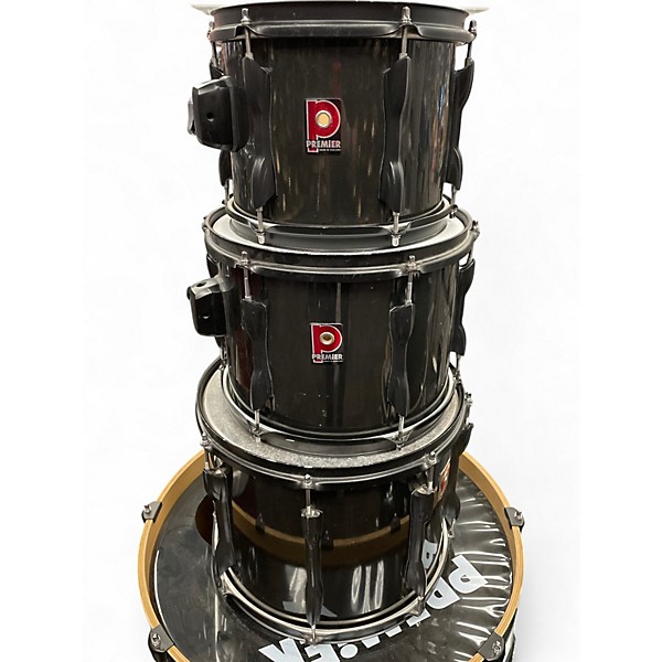 Used Premier 3 Piece XPK Black Drum Kit
