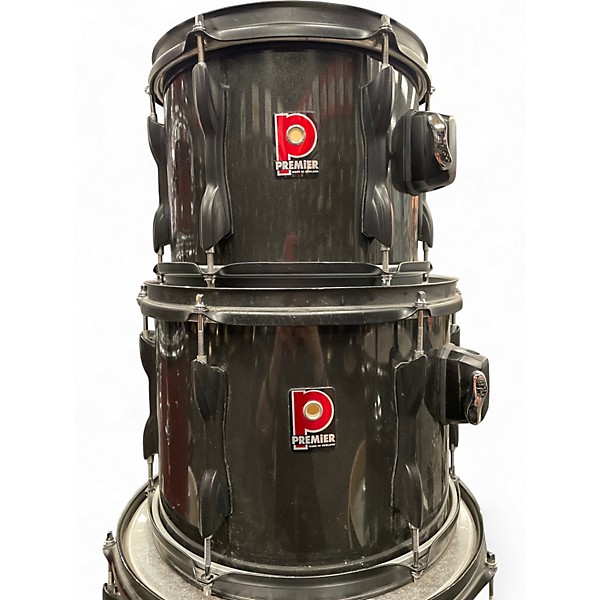 Used Premier 3 Piece XPK Black Drum Kit