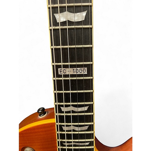 Used ESP LTD EC1000 Honey Burst Solid Body Electric Guitar