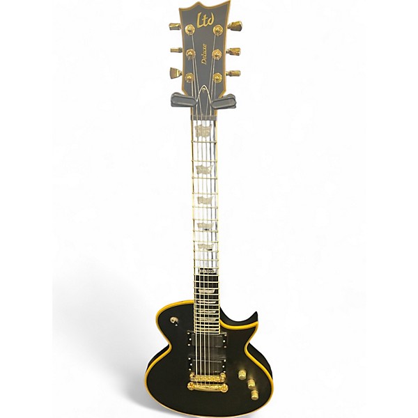 Used ESP LTD EC1000 Deluxe Black Solid Body Electric Guitar