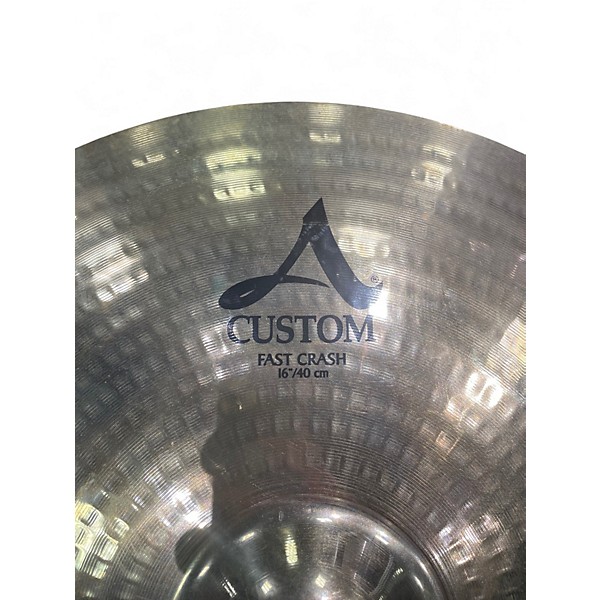 Used Zildjian 16in A Custom Fast Crash Cymbal