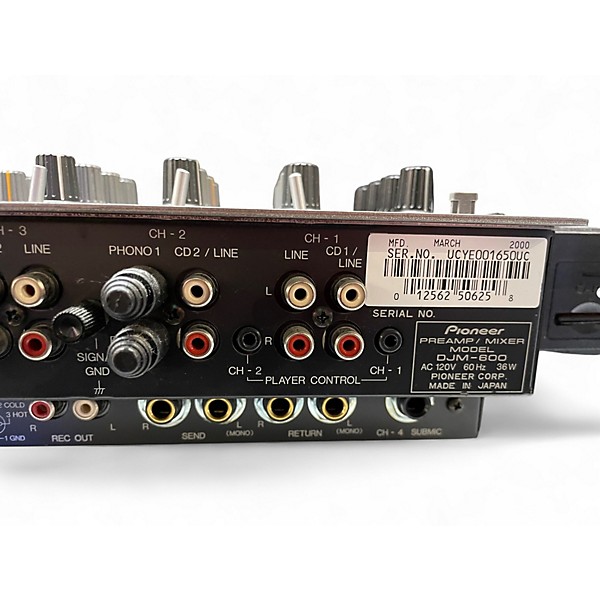 Used Pioneer DJ DJM600 DJ Mixer