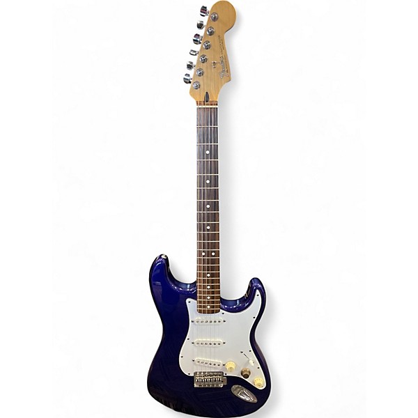 Used Fender Standard Stratocaster Blue Solid Body Electric Guitar
