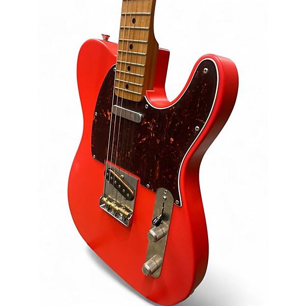 Used LsL Instruments t bone one b Satin Red Solid Body Electric Guitar
