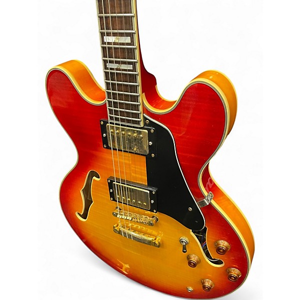 Used Johnson JH250C sunburst Hollow Body Electric Guitar