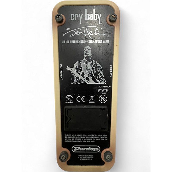 Used Dunlop JH1D JIMI HENDRIX SIGNATURE WAH Effect Pedal