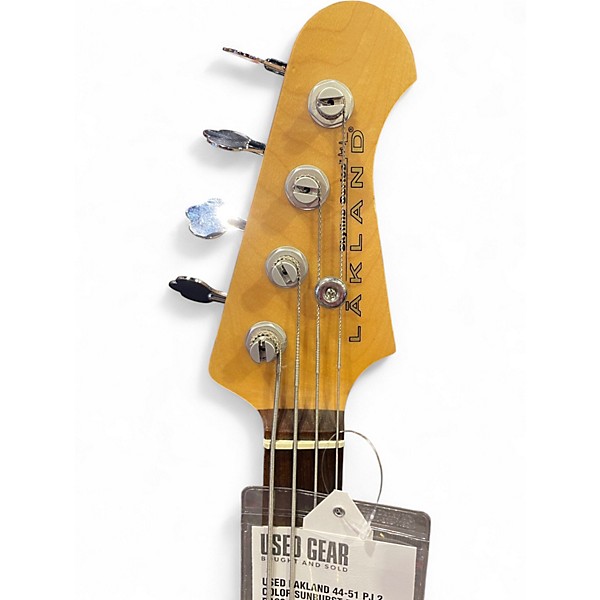 Used Lakland 44-51 PJ 2 Color Sunburst Electric Bass Guitar