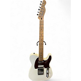 Used Fender Deluxe Series Nashville Telecaster Cream Solid Body Electric Guitar