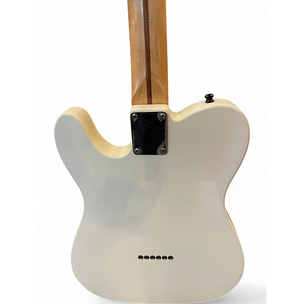 Used Fender Deluxe Series Nashville Telecaster Cream Solid Body Electric Guitar