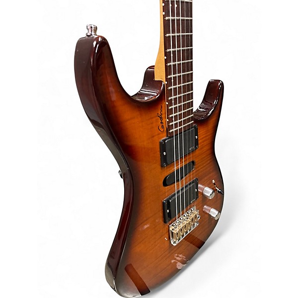 Used Godin FREEWAY CLASSIC 2 Color Sunburst Solid Body Electric Guitar
