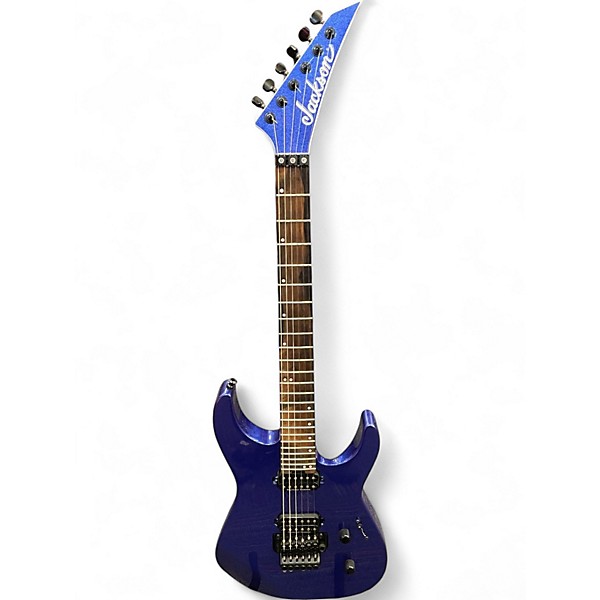 Used Jackson Virtuoso Blue Solid Body Electric Guitar