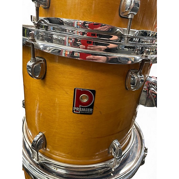 Used Premier 4 Piece MAPLE Natural Drum Kit