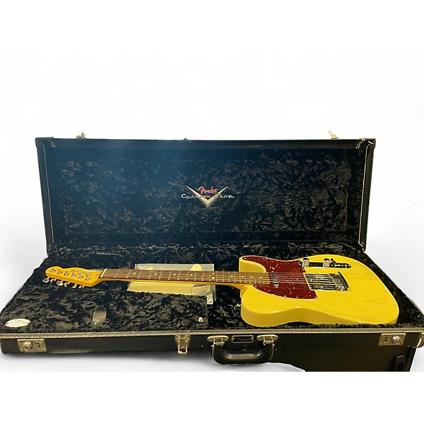 Used Fender Custom Classic Telecaster Honey Blonde Solid Body Electric Guitar