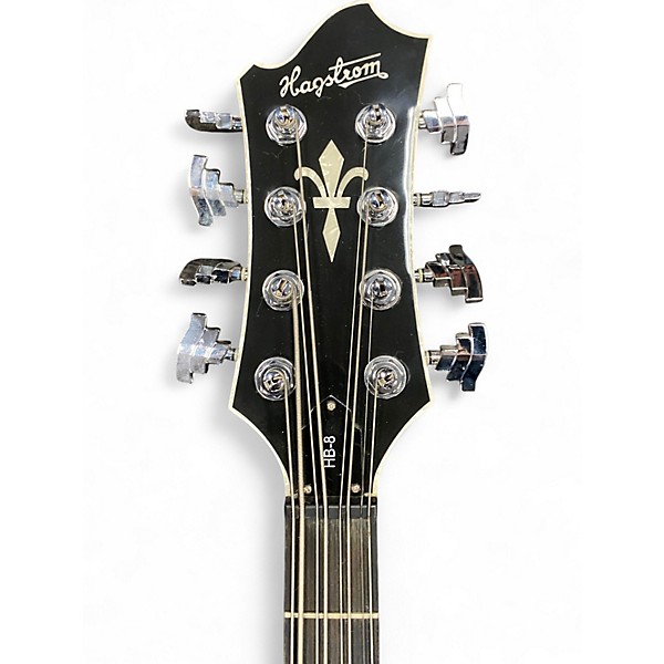 Used Hagstrom hb-8 Olympic White Electric Bass Guitar