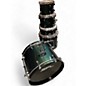 Used SPL 5 Piece Unity II Dark Green Sparkle Drum Kit thumbnail