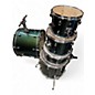 Used SPL 5 Piece Unity II Dark Green Sparkle Drum Kit