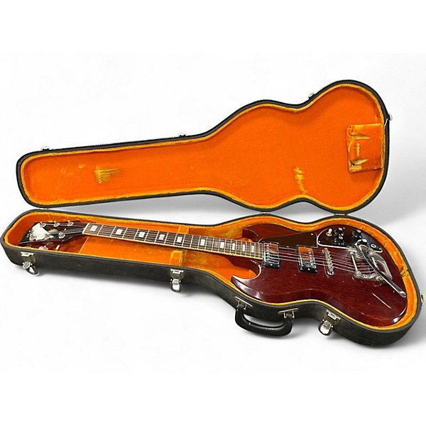 Vintage 1972 Gibson SG Deluxe Cherry Solid Body Electric