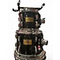 Used Pearl 5 Piece Masters Studio Burch Shell Black Drum Kit