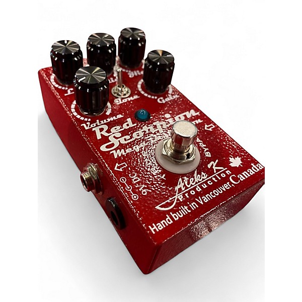 Used Aleks K RED SCORPION MEGA DISTORTION Effect Pedal