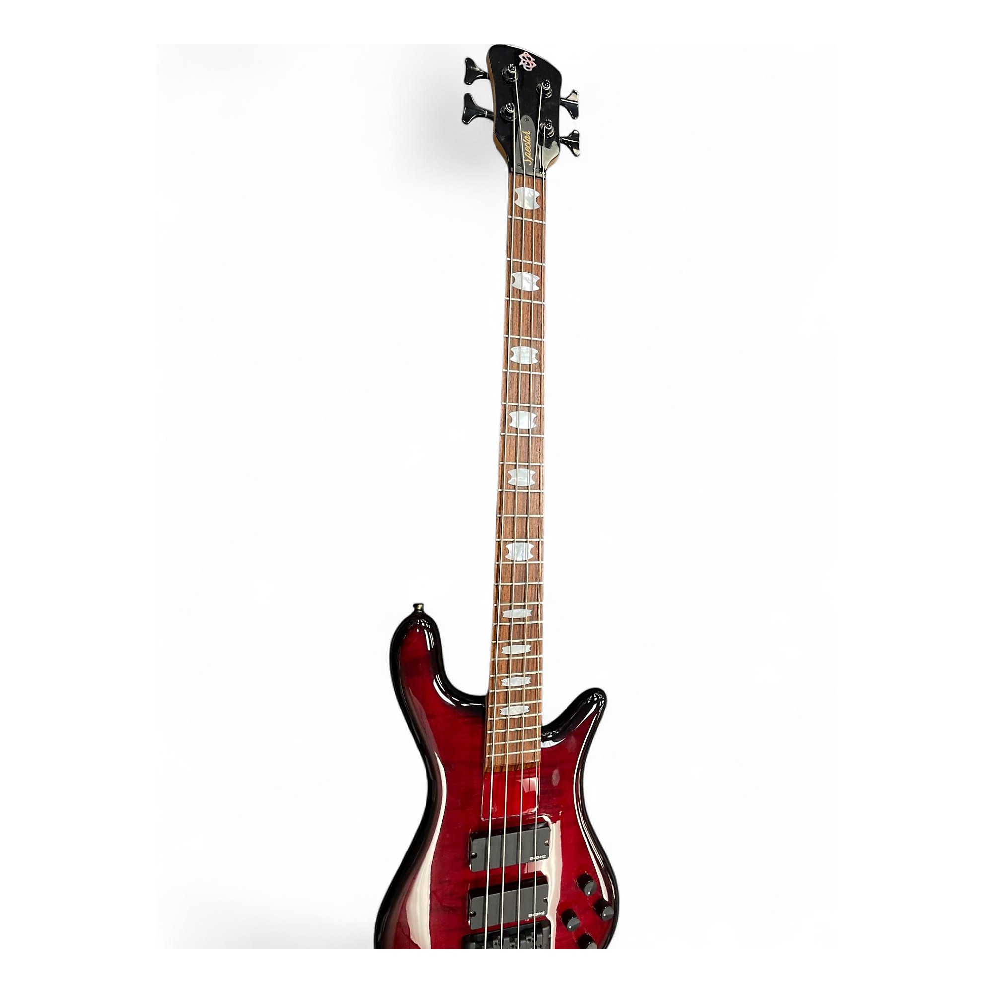 Spector Euro Rebop 4-String Bass Guitar See-Through Red Used