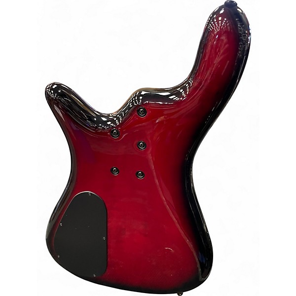 Spector Euro Rebop 4-String Bass Guitar See-Through Red Used