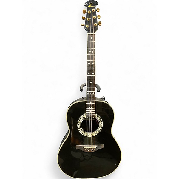 Vintage 1984 Ovation legend 1617 black Acoustic Electric Guitar