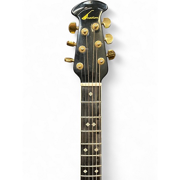 Vintage 1984 Ovation legend 1617 black Acoustic Electric Guitar