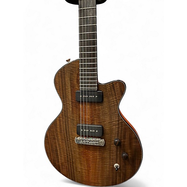 Used 2009 Myka Classic Jr  Claro Mahogany Top Solid Body Electric Guitar