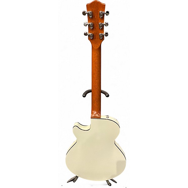 Used Godin Montreal Premiere HT Transparent White Hollow Body Electric Guitar