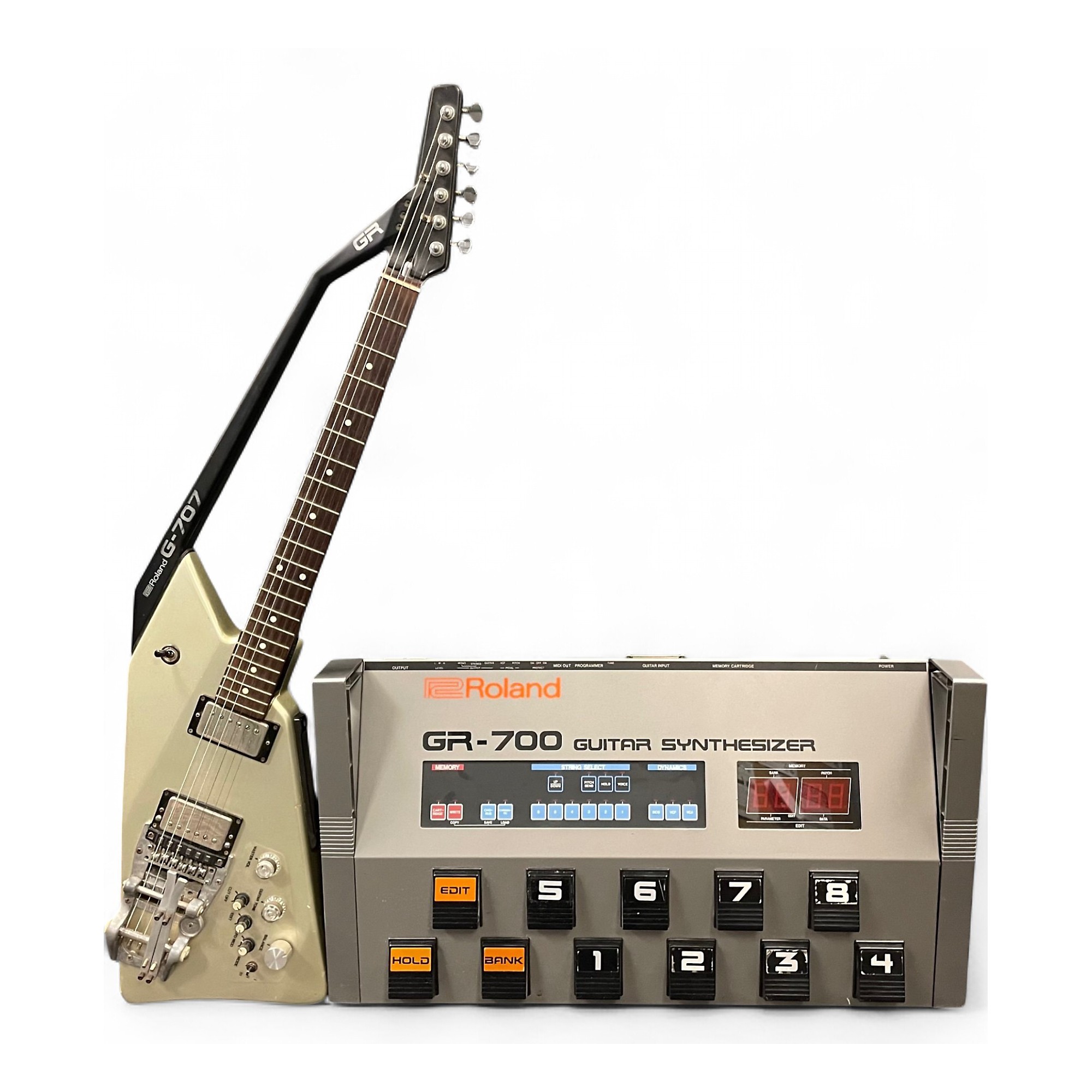 Vintage 1980 Roland G-707 / GR-700 Guitar Synthesizer Combo
