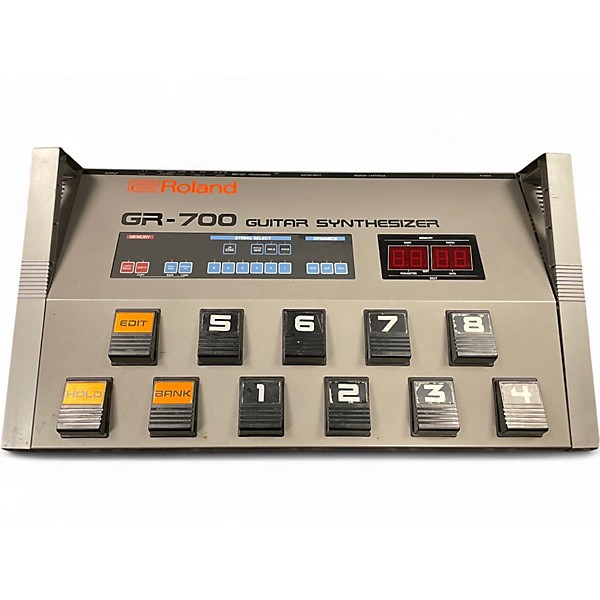 Vintage 1980 Roland G-707 / GR-700 Guitar Synthesizer Combo Silver Solid Body Electric Guitar