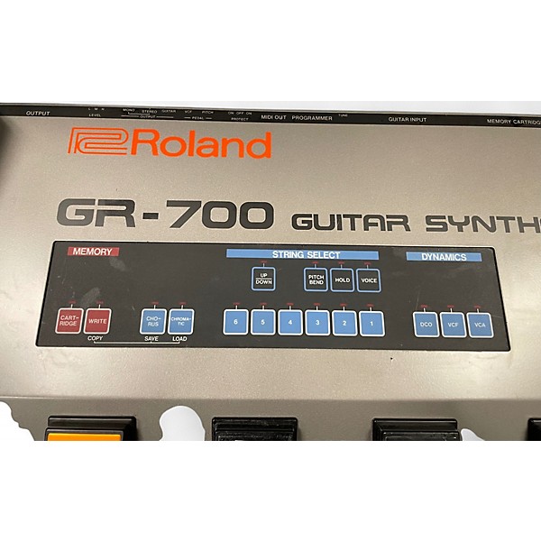 Vintage 1980 Roland G-707 / GR-700 Guitar Synthesizer Combo Silver Solid Body Electric Guitar