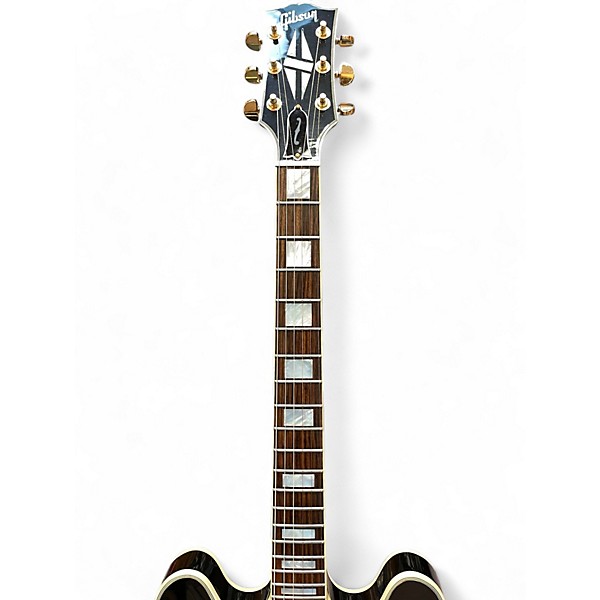 Used 2016 Gibson Memphis ES-355 Black Beauty Black Hollow