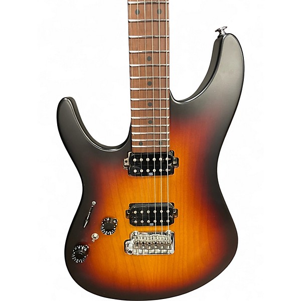 Used 2020 Ibanez AZ2402L PRESTIGE SERIES TRI FADE BURST FLAT Electric Guitar