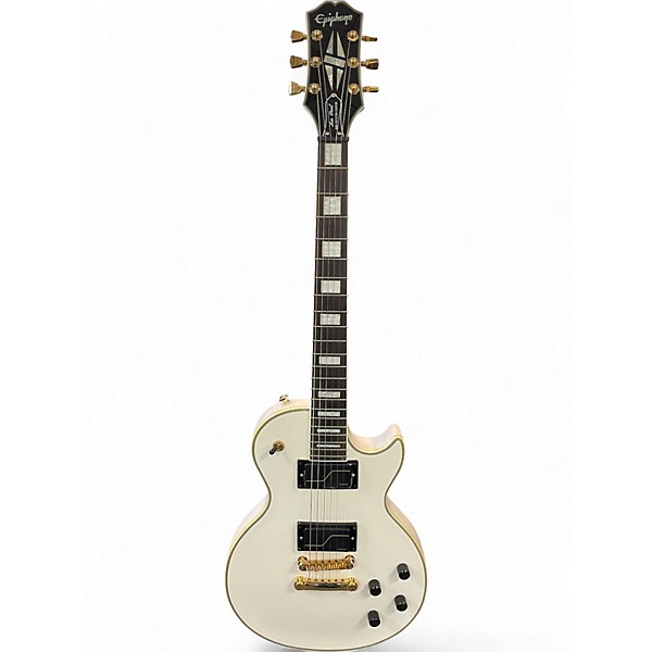 Used Epiphone Matt Heafy Les Paul Custom Origin Bone White Solid Body Electric Guitar
