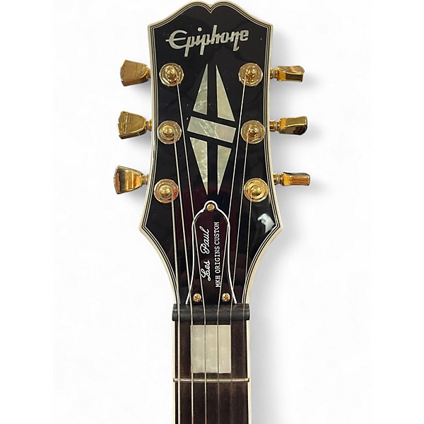 Used Epiphone Matt Heafy Les Paul Custom Origin Bone White Solid Body Electric Guitar