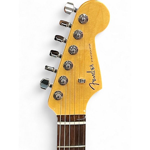 Used 2015 Fender American Elite Stratocaster Mystic Black Solid Body Electric Guitar