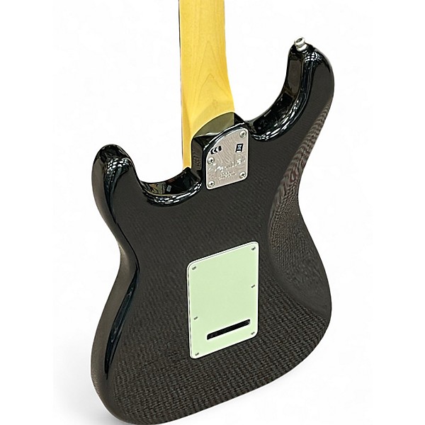 Used 2015 Fender American Elite Stratocaster Mystic Black Solid Body Electric Guitar