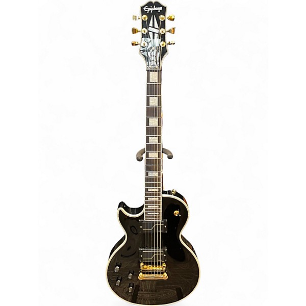 Used Epiphone LES PAUL MKH ORIGIONS CUSTOM Black Solid Body Electric Guitar