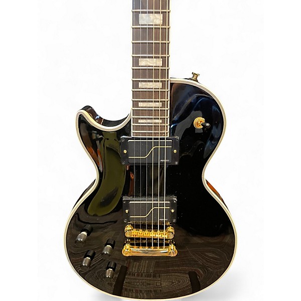 Used Epiphone LES PAUL MKH ORIGIONS CUSTOM Black Solid Body Electric Guitar