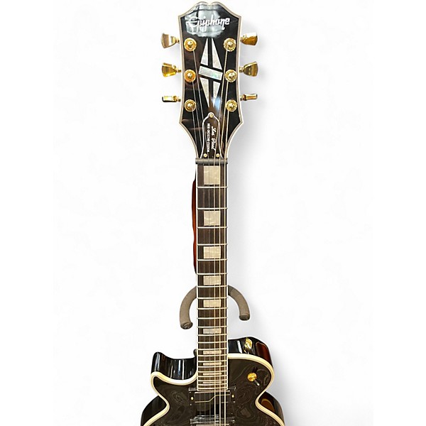 Used Epiphone LES PAUL MKH ORIGIONS CUSTOM Black Solid Body Electric Guitar