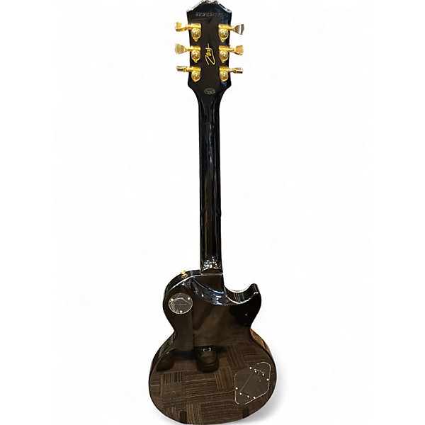 Used Epiphone LES PAUL MKH ORIGIONS CUSTOM Black Solid Body Electric Guitar