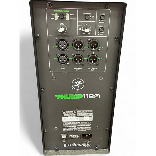 Used Mackie THUMP 118S Powered Subwoofer