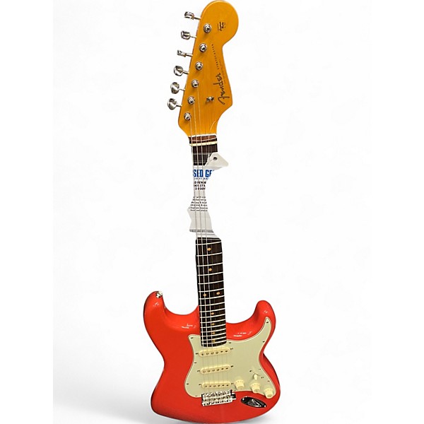Used Fender AMERICAN VINTAGE II 1961 STRATOCASTER Red Solid Body Electric Guitar