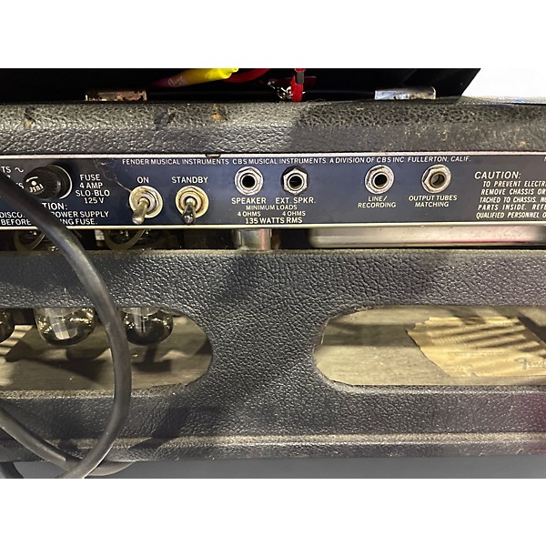 Vintage 1980s Fender BASSMAN 135 HEAD Tube Guitar Amp Head