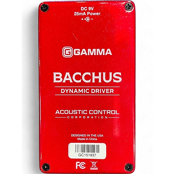 Used GAMMA BACCHUS Dynamic Driver Effect Pedal